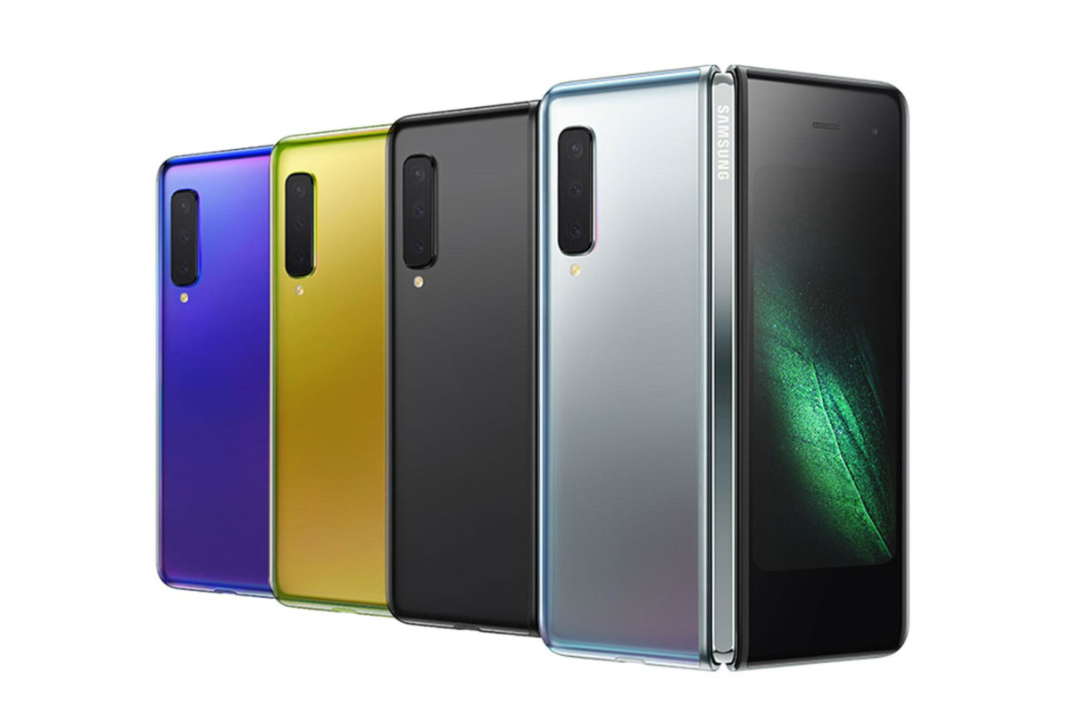 4 coloris pour le Samsung Galaxy Fold