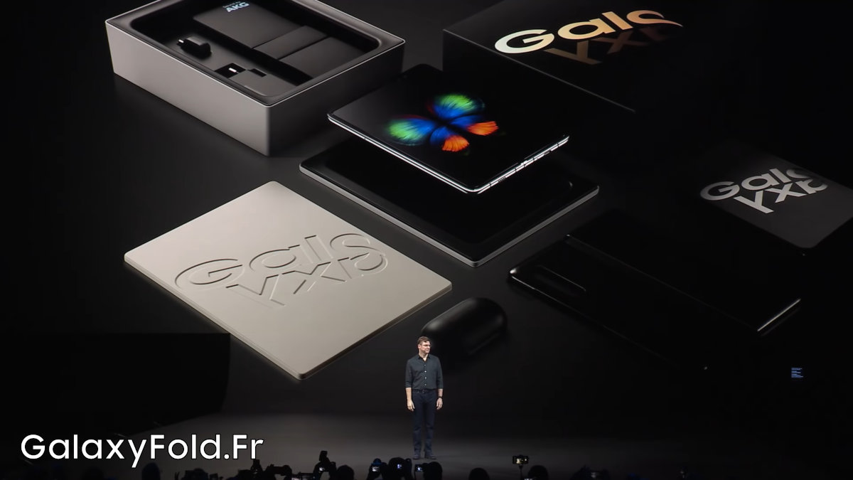 Packaging du Galaxy Fold (Unpacked 2019) Packaging du Galaxy Fold (Unpacked 2019)